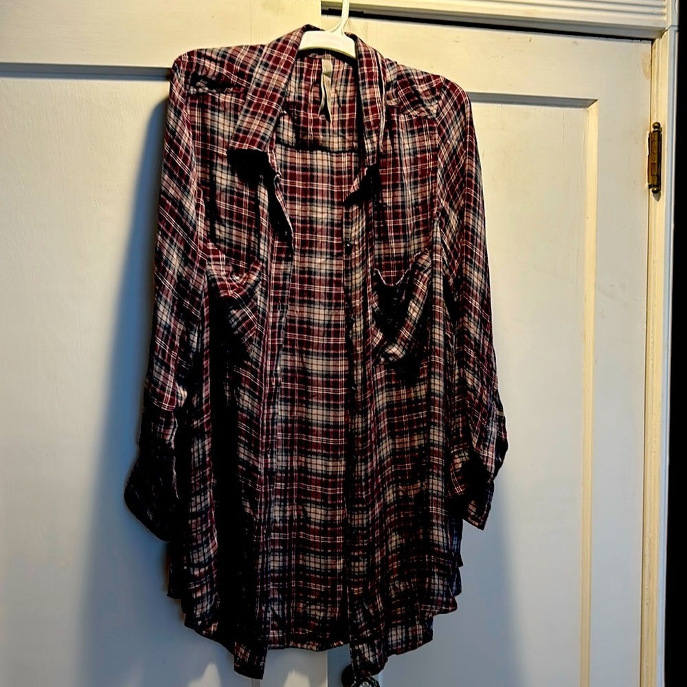 Melissa McCarthy Seven7 Long Blouse